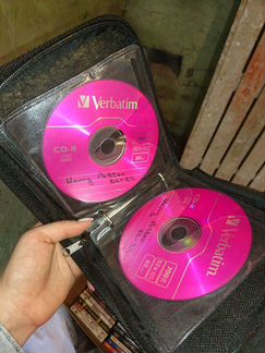 Диски в чехле с аудио книгами на англ