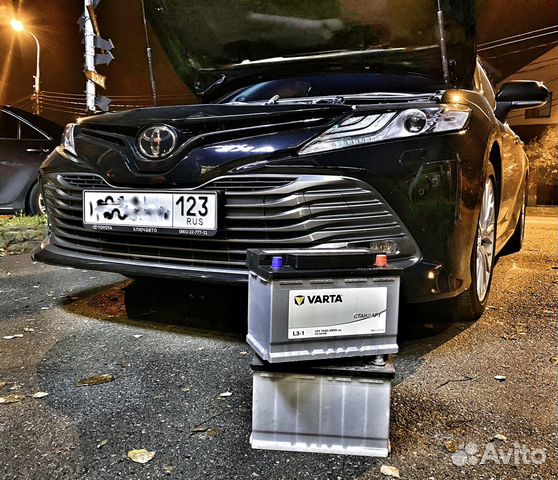 Аккумулятор на Toyota Camry 3.5 v70 v50 v55