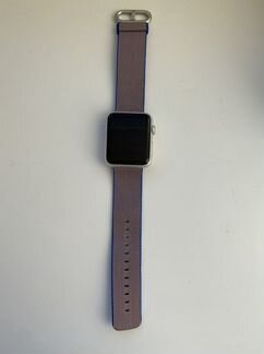 Apple watch series 1 42mm aluminum с ремешком сине