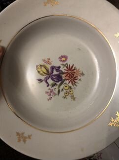 Тарелка для супа 4 шт СССР