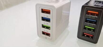 Зарядное устройство, Адаптер питания 4 порта