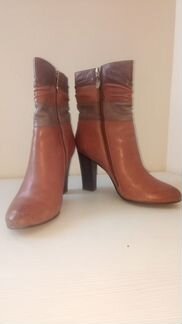 Ботильоны (полусапожки) натуральная кожа р.38
