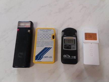 Коллекция дозиметров (радиометров)