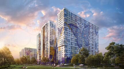 1-к квартира, 42 м², 2/25 эт.