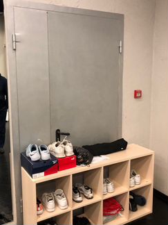 Дверь двухстворчатая металлическая