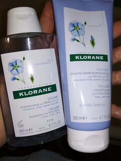 Шампунь и бальзам Klorane лён,200 мл