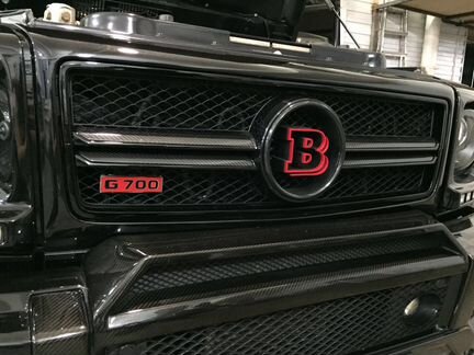 Тюнинг Mercedes G логотип Brabus style
