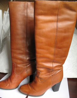 Сапоги женские б/у весна-осень р.37