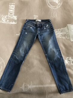 Женские джинсы бойфренд Hollister