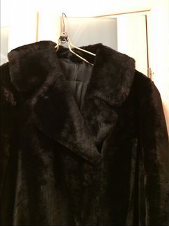 Мутоновая шуба 52-56 размера