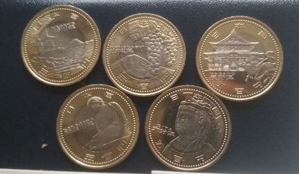 Япония 500 йен Префектуры обмен / продажа