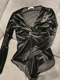 Боди вечернее бархат