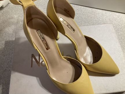 Туфли кожаные желтые Dino Ricci