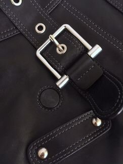 Сумка кожаная черная Palio (Италия)