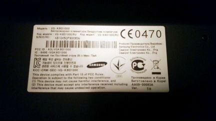 Клавиатура беспроводная Samsung VG-KBD1000