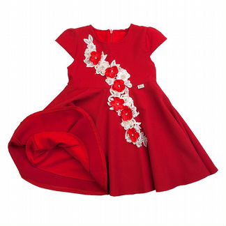 Платье с цветами Lilax, 6 лет, 7 лет (2 размера)