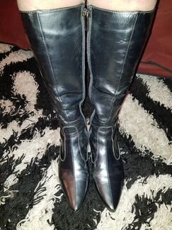 Сапоги осень Medea кожа новые