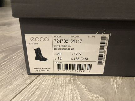 Сапоги Ecco для девочки