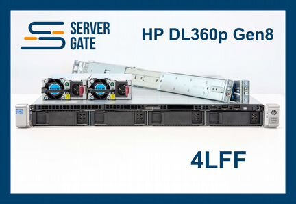 Сервер HP DL360p G8 4LFF 2x E5-2670v2 768 GB