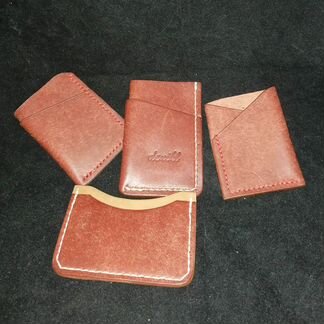 Картхолдер (кардхолдер) из кожи pueblo в ассорти