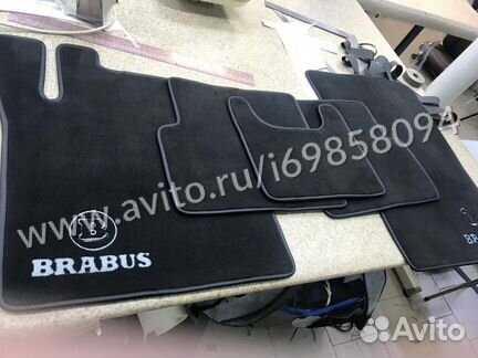 Ковры Brabus в салон Mercedes G class W463
