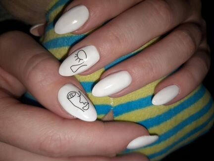 Маникюр с покрытием гель лаком