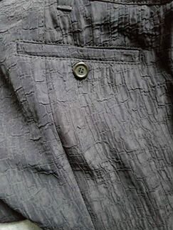 Брюки Новые Louis Vuitton шёлк т.синие