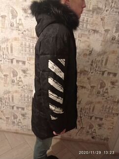 Мужская зимняя куртка с натуральным мехом