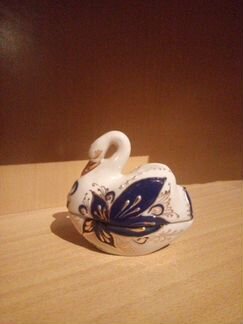 Фарфор,позолота.Шкатулка,Соусница(горчишница,переч