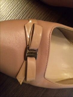 Туфли пудрового цвета Salvatore Ferragamo