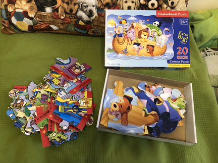 Огромные напольные пазлы 2 шт