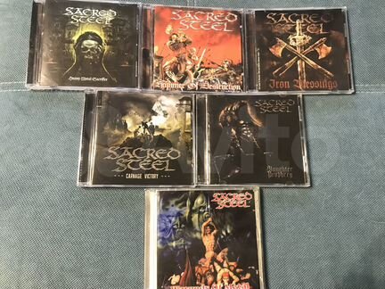 Sacred Steel, 6 CD одним лотом, лицензии