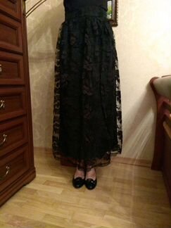 Юбка кружевная с бантом Германия