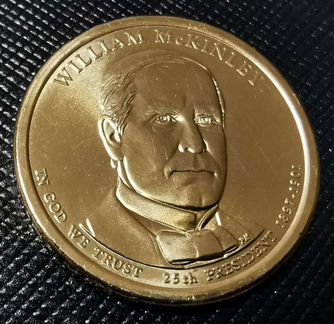 Монета президент США 2013 #25