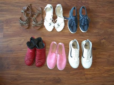 Обувь женская Б/У размер 38, 6 пар