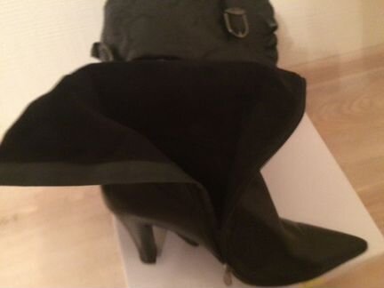 Сапоги кожаные