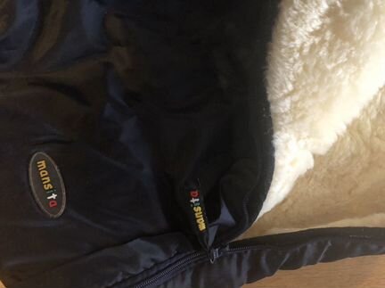 Детский меховой конверт в коляску