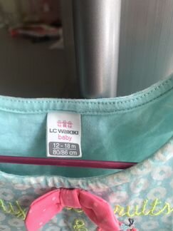 Платья для девочки пакетом р. 12-24 мес