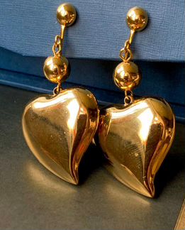 Клипсы в форме сердца