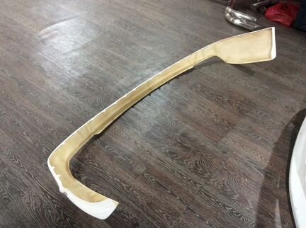 Юбка заднего бампера Тойота Ленд Круизер 100