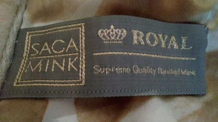 Шуба Норка цвета айвори без нареканий