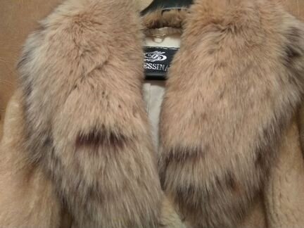 Шуба норка воротник лиса Saga Furs 44-46
