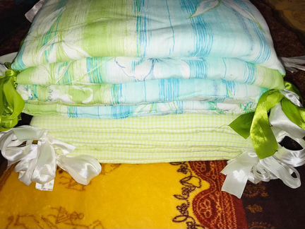 Бортики для детской кроватки, 30*30, 8 шт