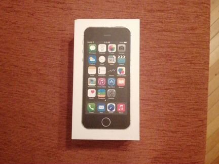 Коробка от iPhone 5s на 16гб серый