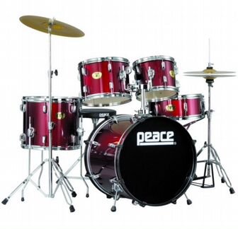 Ударная установка peace DP-109CH-22 wine RED