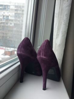 Новые туфли. Замша