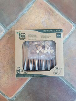 Нарды мини бамбуковые