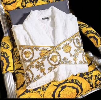 Халат мужской и женский Versace