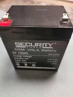 Аккумулятор security force sf 12045 12v