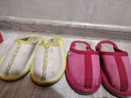 Тапочки войлочные